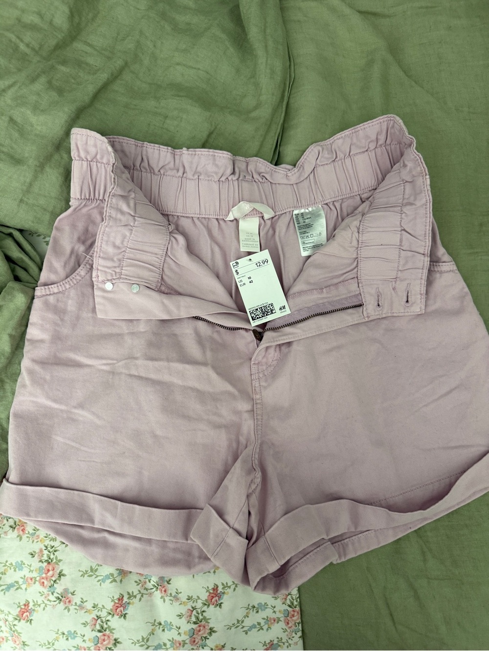 New high waist bubble shorts